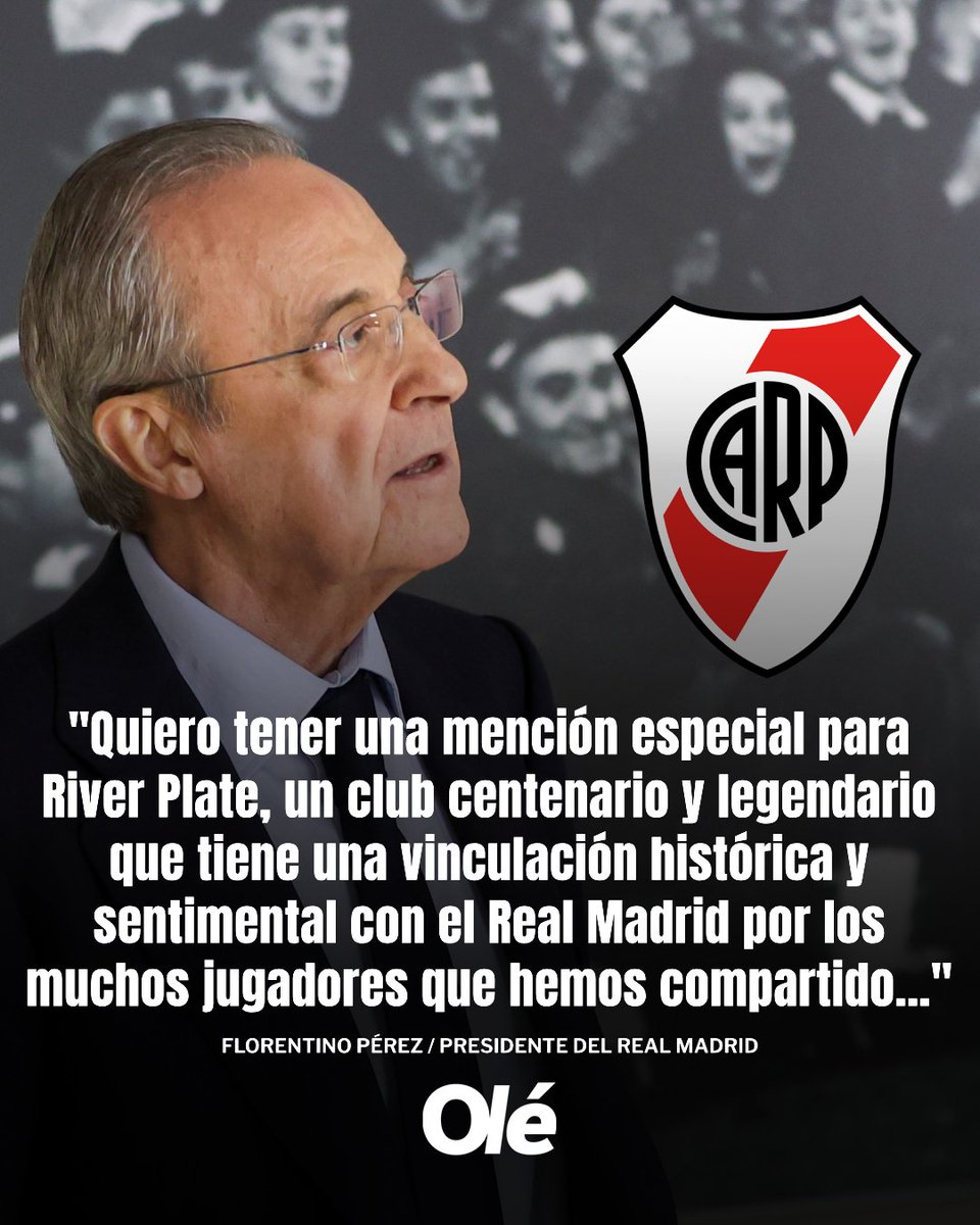 El presidente del club más grande del planeta hablando maravillas de River y reconociendolo como el Real Madrid de Sudamerica.

No lo decimos nosotros, lo dice el mundo entero. Por más que les duela, River es el club más grande del continente.