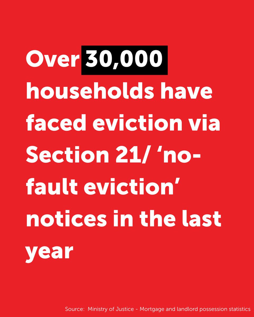 Successive governments have committed to ending Section 21 evictions in England.  But they're still being used to threaten households with homelessness. Westminster needs to prioritise the Renter's Reform Bill to protect more households currently at risk. crisis.org.uk/about-us/crisi…