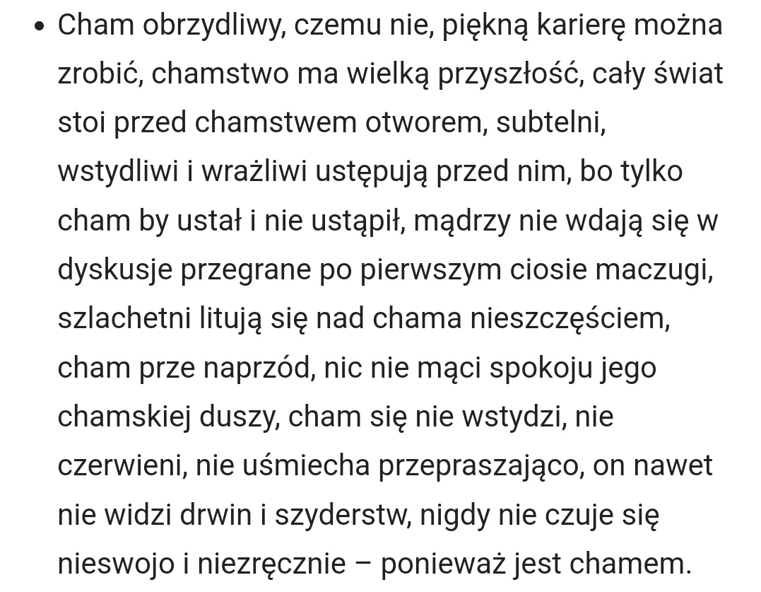 Na ustawkę by się nie spóźnił. Do Grand Hotelu też nie...

Zupełnie bez związku cytat z powieści "Lód" Jacka Dukaja...