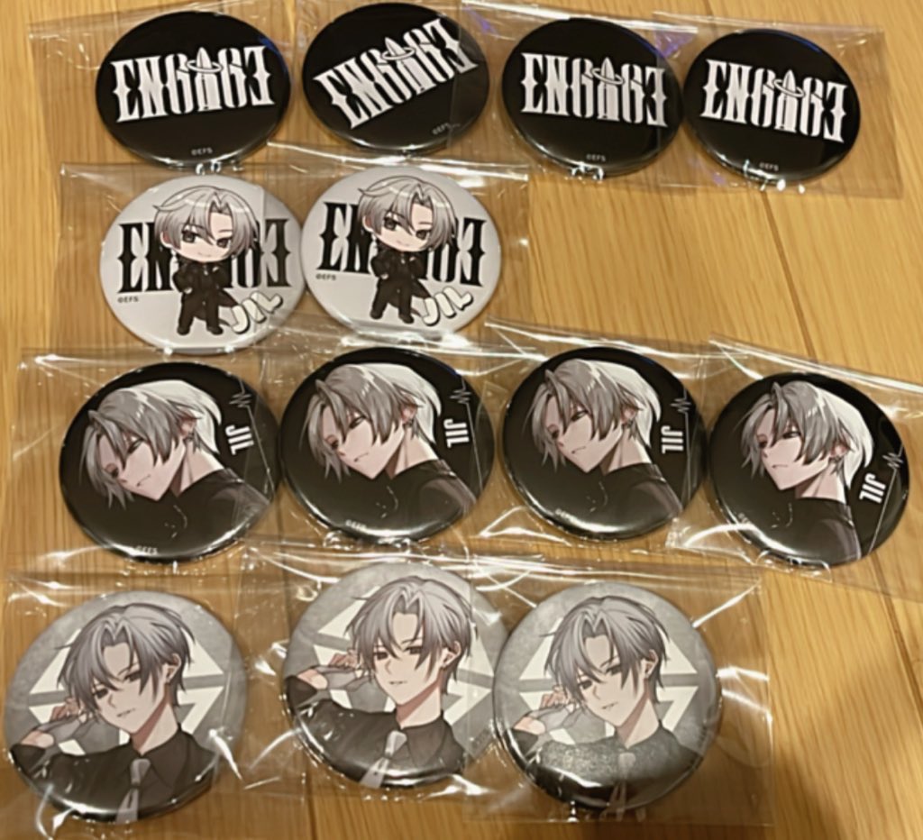 Element Sicks EL6 サイン入り缶バッジ