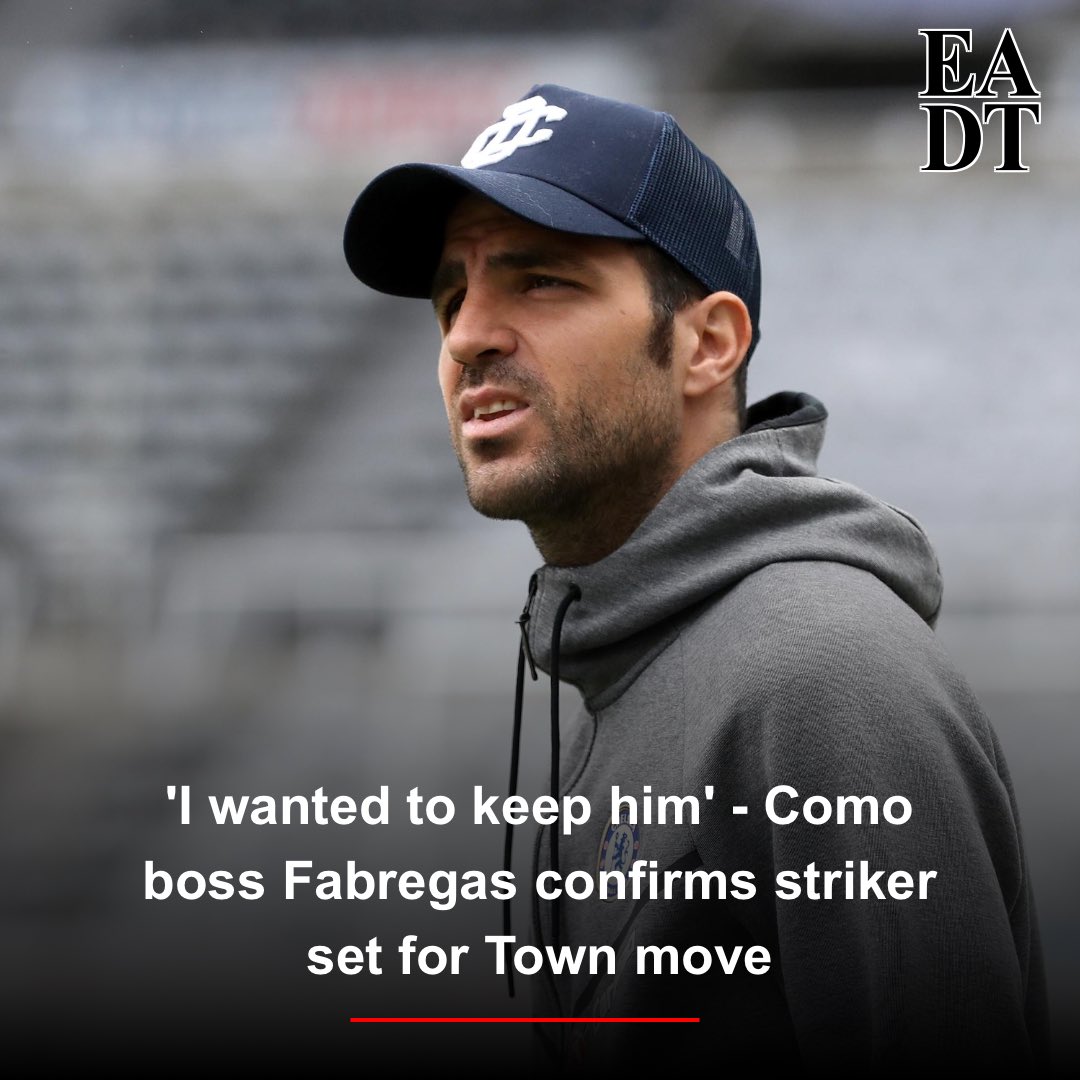 ‘I wanted to keep him… it’s his choice.’

Como boss Cesc Fabregas has confirmed that Spanish striker Ivan Azon is set to join #itfc on loan… 👇

eadt.co.uk/sport/25390021…