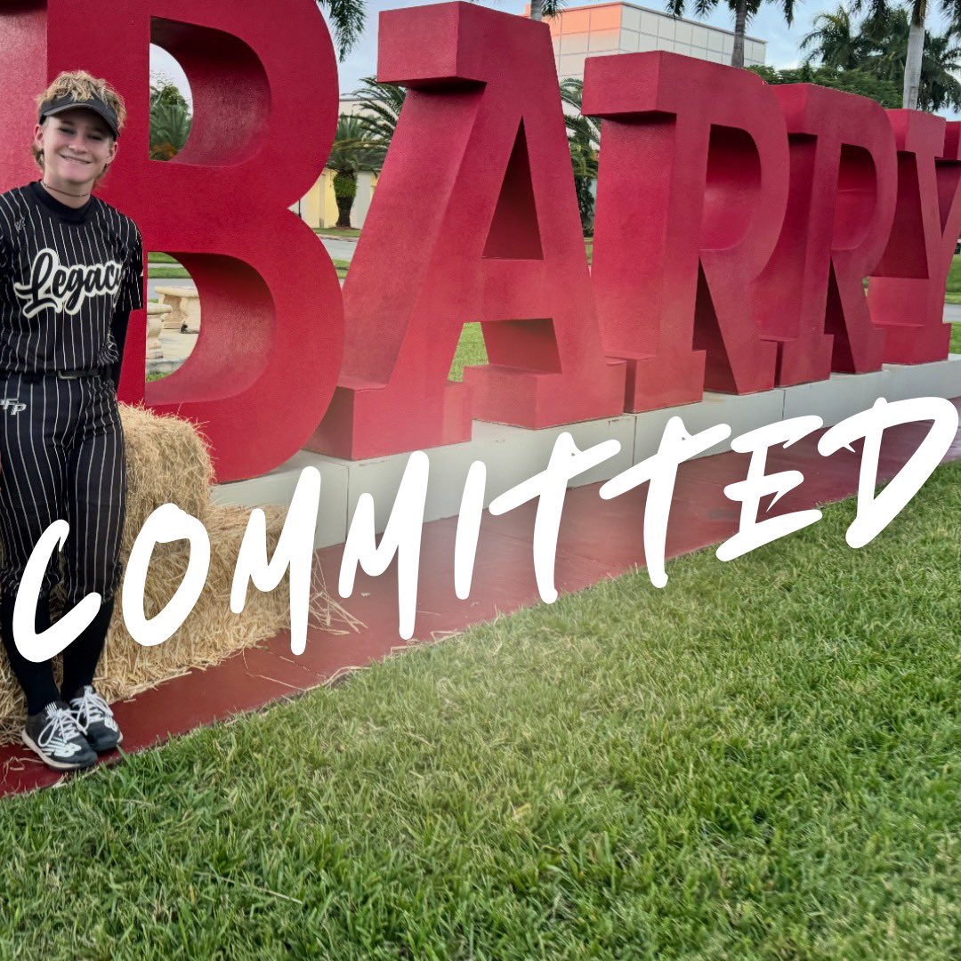 LexGleichenhaus's tweet photo. I am so excited to announce my commitment to Barry University!! ❤️🖤
@CSA_Athletes @legacysoftball_ #teamtogether #WeoverMe #faithoverfear #committed #classof2026 https://t.co/tz10wS785F