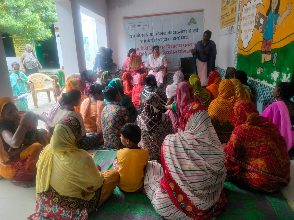 SPARCINDIA's tweet image. A training of SMC on Inclusive Education was organized by SPARC-India in collaboration with SBI Foundation on 13th August 2025 at PS Unai.
About 48 participants were present in the training.
#childrenwithdisability #inclusiveeducation #schoolmanagement #committee