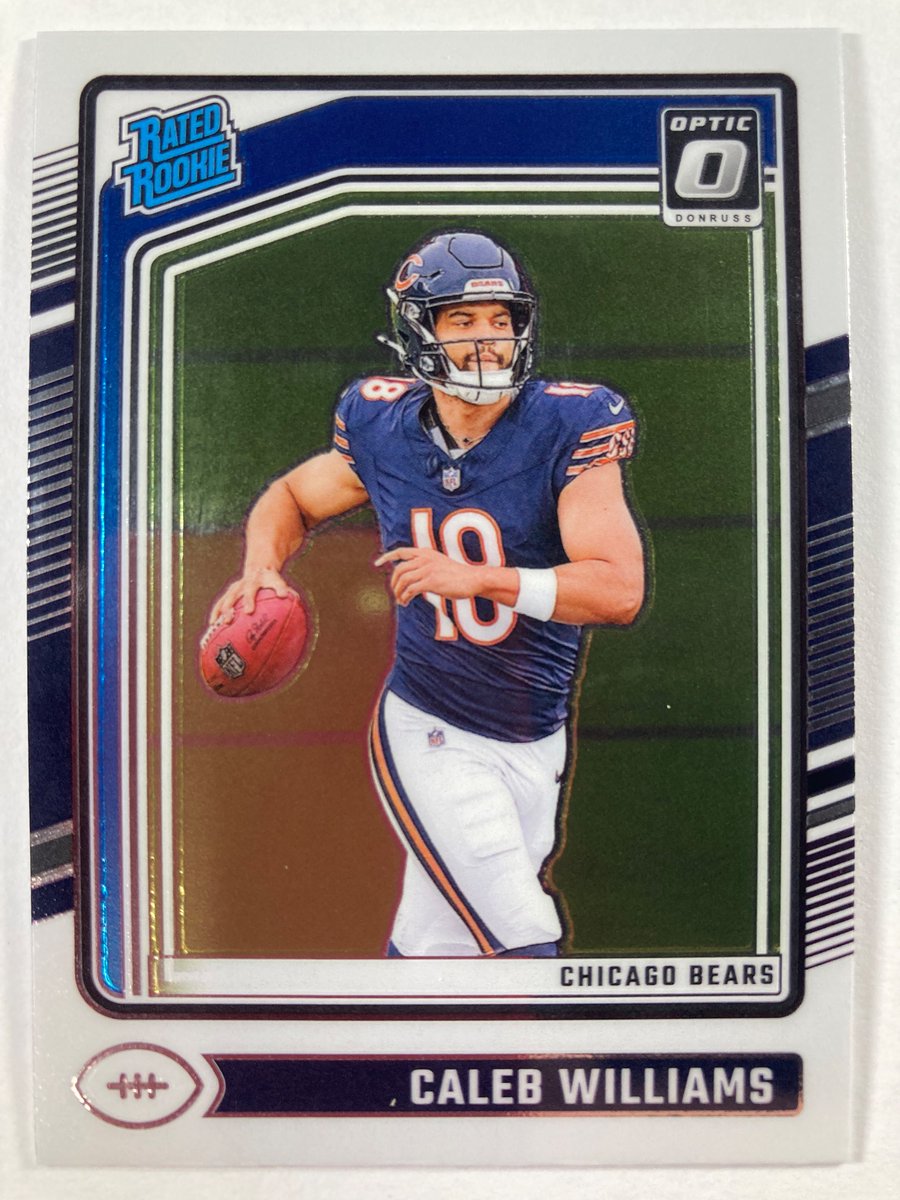 🎁Appreciation Day Giveaway🎁

Winner Announced Wednesday

🔥Caleb Williams Donruss Optic Rated Rookie Card

To enter
1. Follow
2. Retweet
3. Like
