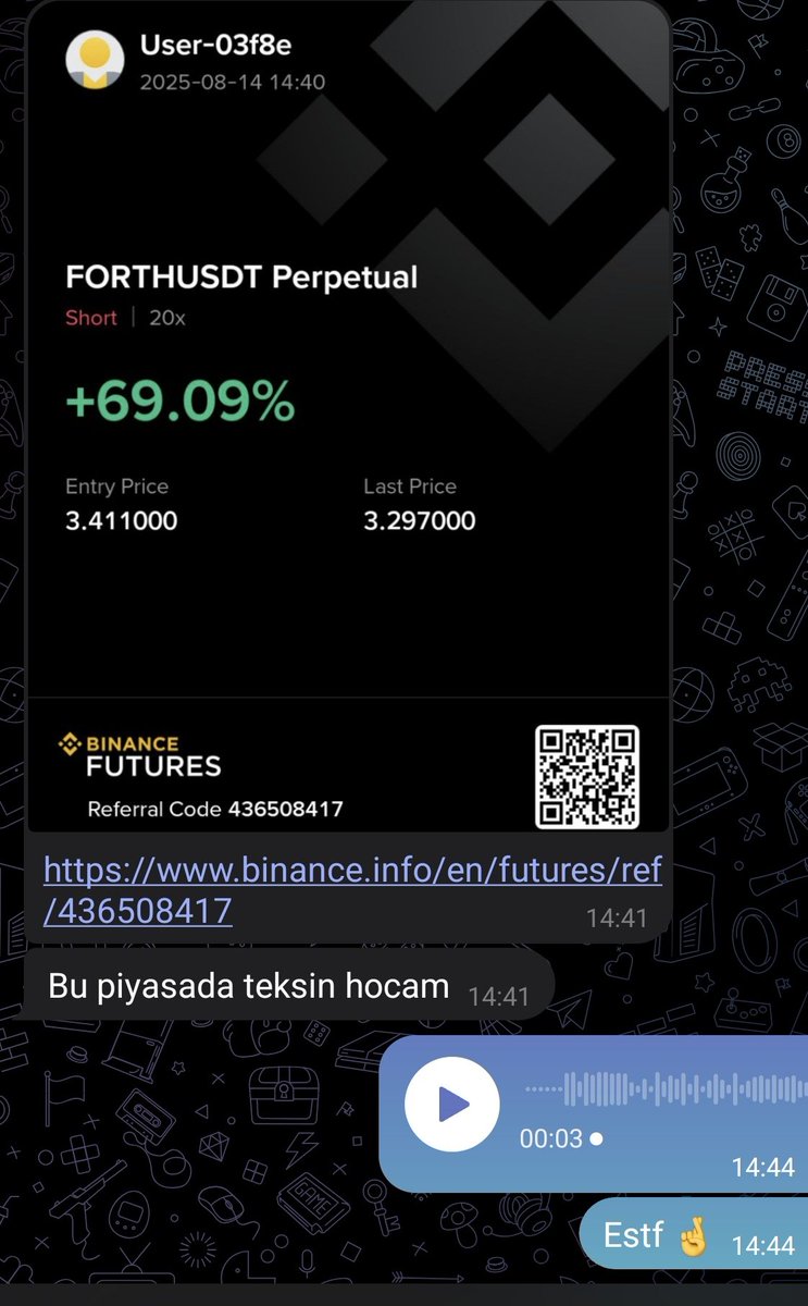 moneyizmm's tweet photo. Elinize saglik
Forth u fortttttladikkkkk
#forth #forthusdt https://t.co/NyiSFA5VKD