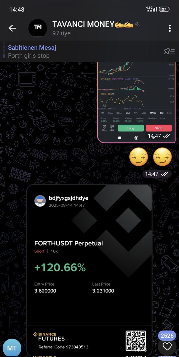 moneyizmm's tweet image. Fuzeleri attikkkkk forth aaaaa
Shorttt fuzesiiii

Ugrastirdi ve yikildi...

#btc #bitcoin 
#forth #forrhusdt