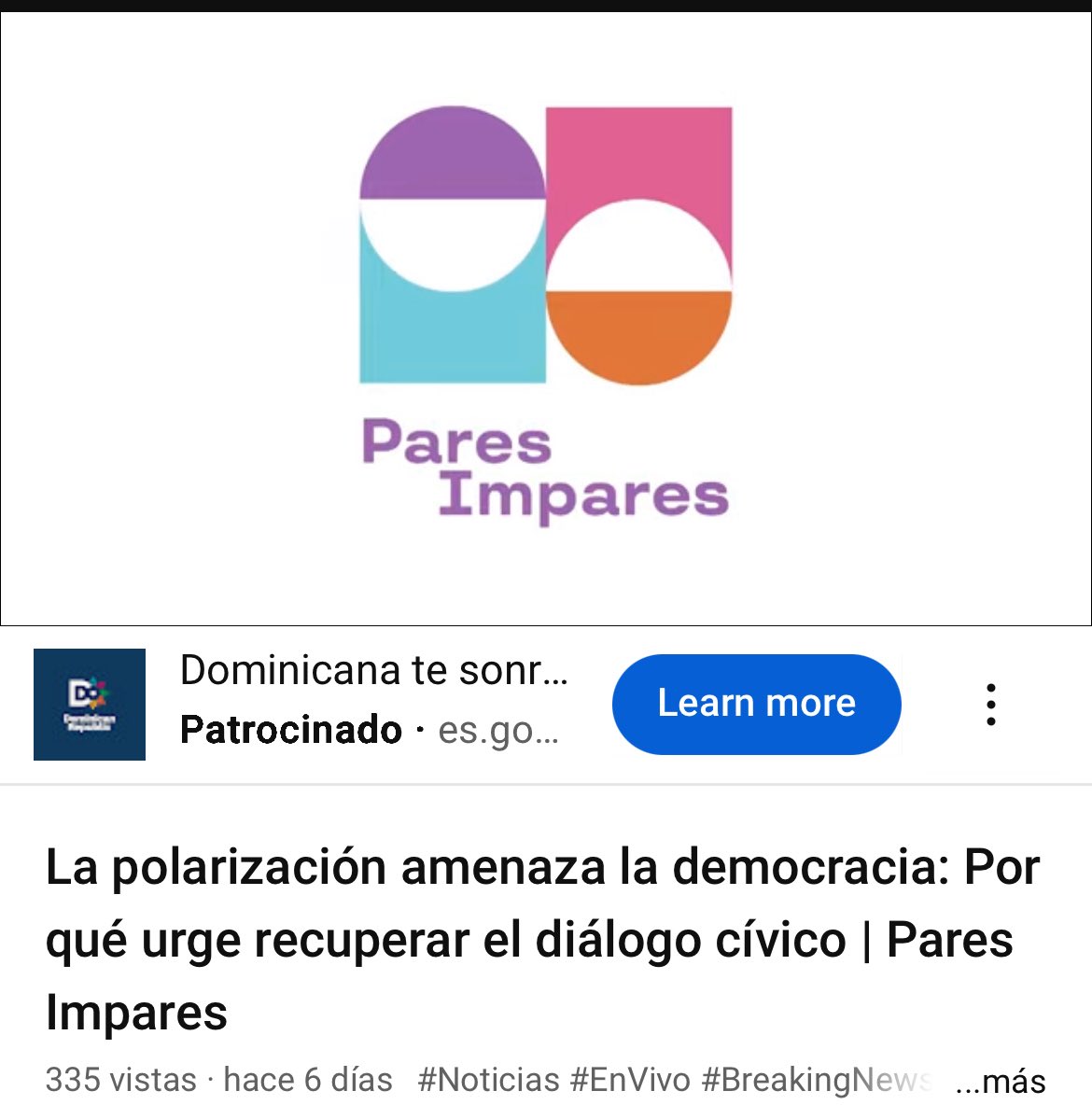 María José Naudon (@mjnaudon) on Twitter photo Una muy buena invitación de <a href="/paloma_avila/">Paloma Ávila</a> para una conversación distinta en Pares Impares CNN
youtu.be/N7YqCDoo45w?si… Una muy buena invitación de <a href="/paloma_avila/">Paloma Ávila</a> para una conversación distinta en Pares Impares CNN
youtu.be/N7YqCDoo45w?si…