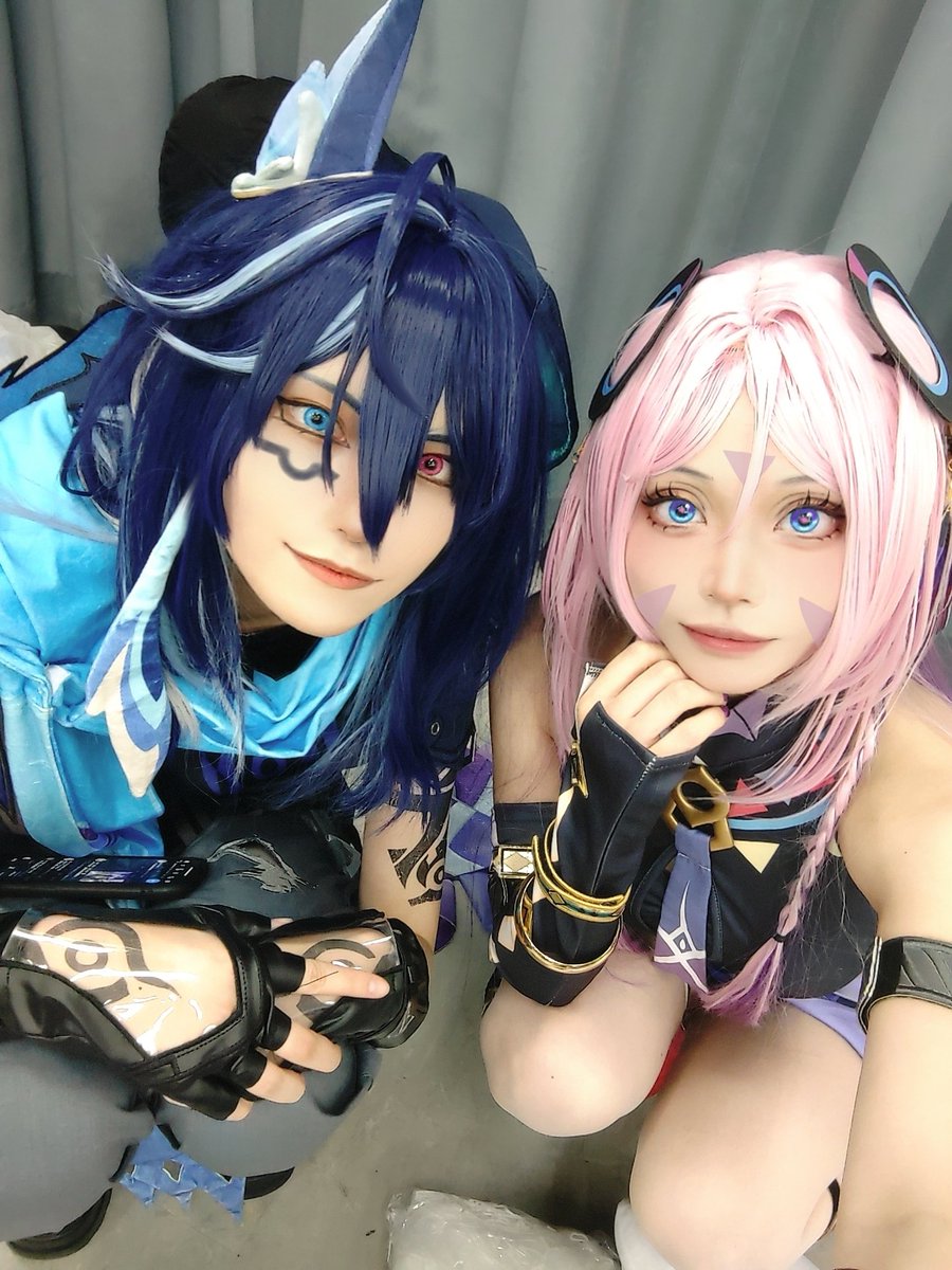 cos 

ばあちゃんと(^^)v

 #Genshinimpact 
 #Citlali : 夏萌( <a href="/natume_Jamiru_/">夏萌(なつめ) / 8.17🪞オフ会</a> )
 #Ororon : しのすけ