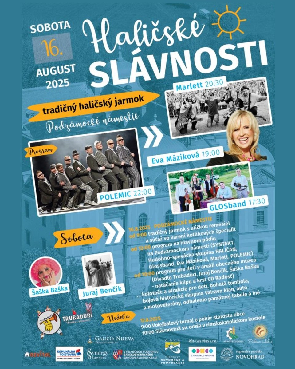 <a href="/populairSK/">populair</a> NA HALIČSKÝCH SLÁVNOSTIACH 
Halič | 16. 8.

Už túto sobotu v areáli Podzámockého námestia vyrastie remeselná ulička, ktorej súčasťou bude aj my.

 Neprehliadnete nás vďaka prívesu s nainštalovaným #vykurovacím_zariadením. Dozviete sa viac aj o kvalite #ovzdušia.