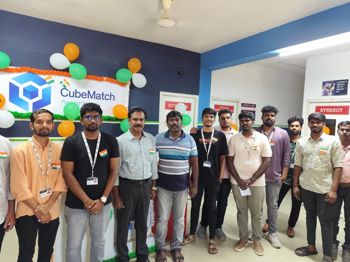 cubematch_India's tweet photo. We came together to celebrate our country's 79th Independence Day with great enthusiasm. From the vibrant decorations to the joyful faces. https://t.co/MPYkve1UIY