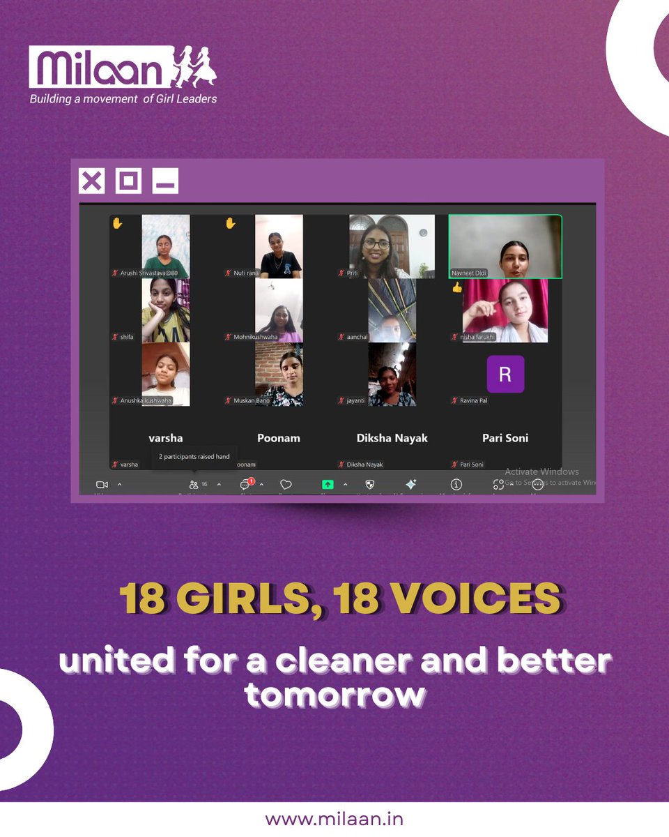 18 Milaan alumni joined a 3-month leadership program with Global Girl Project. From building confidence to leading clean-up drives, they turned learning into action. Now, they’re creating lasting change in their communities. #GirlsLeadChange #GirlIcons