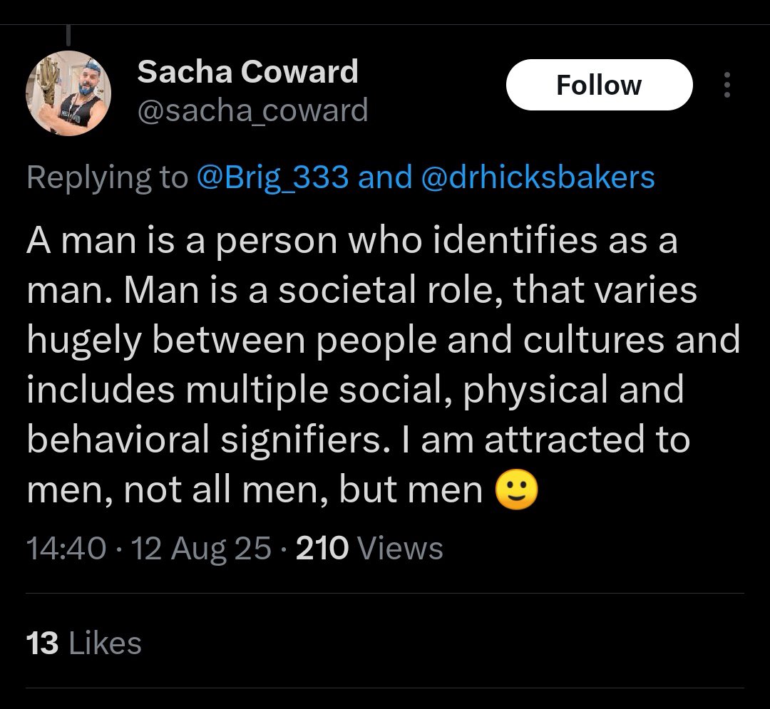 Gejowska krytyka gender tweet media