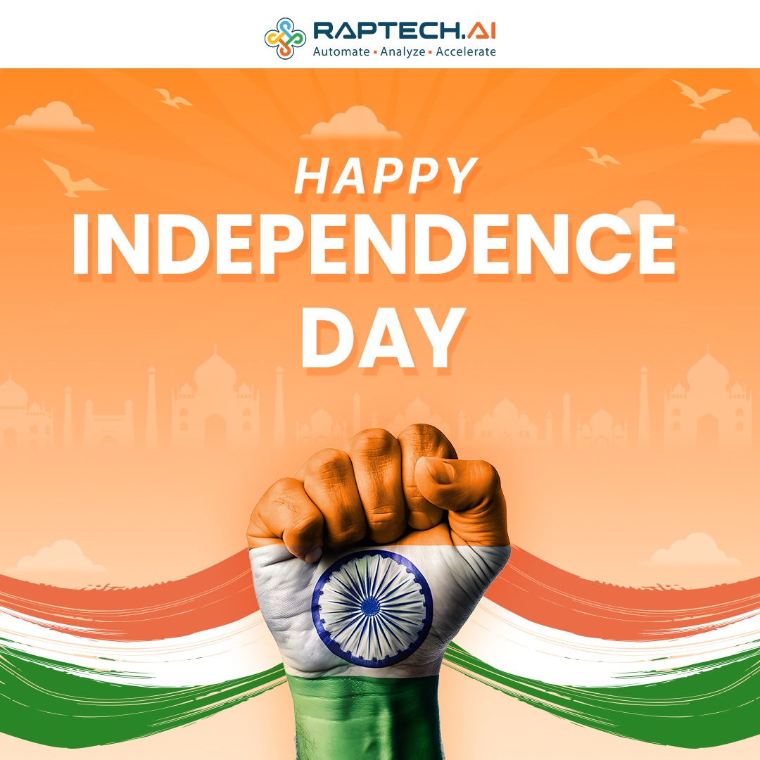 Raptech_AI's tweet image. Happy Independence Day! 🇮🇳

Here’s to an India that builds smarter, grows faster, and uplifts every business. - Raptech

#IndependenceDay #15August #MakeInIndia #DigitalIndia