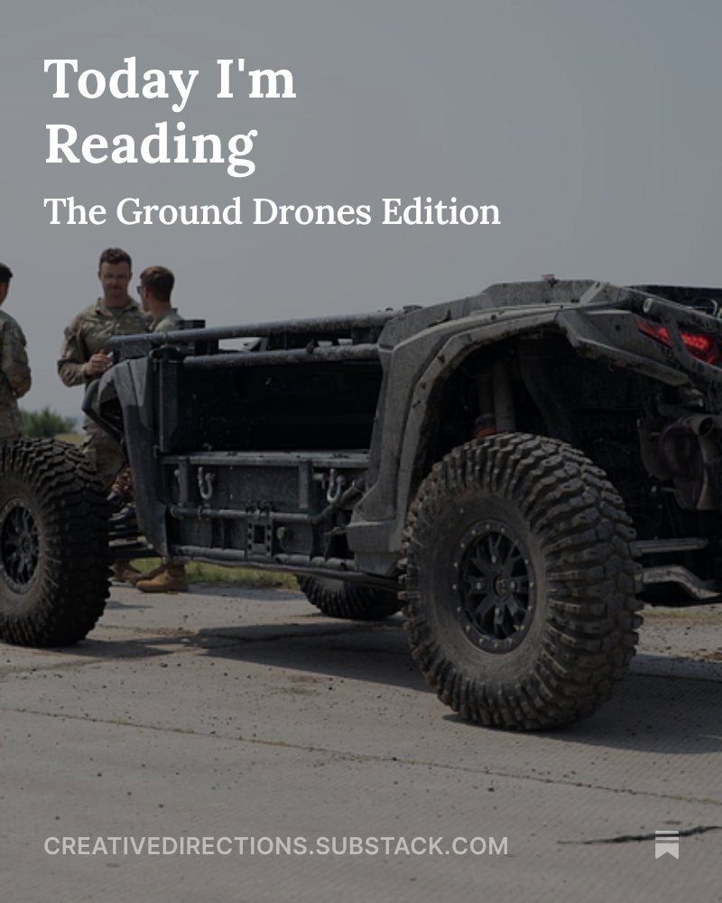 America's AI "Ground Drones" creativedirections.substack.com/p/today-im-rea…
