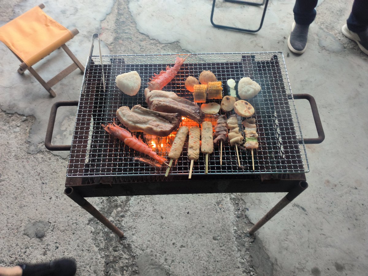 恒例のBBQ