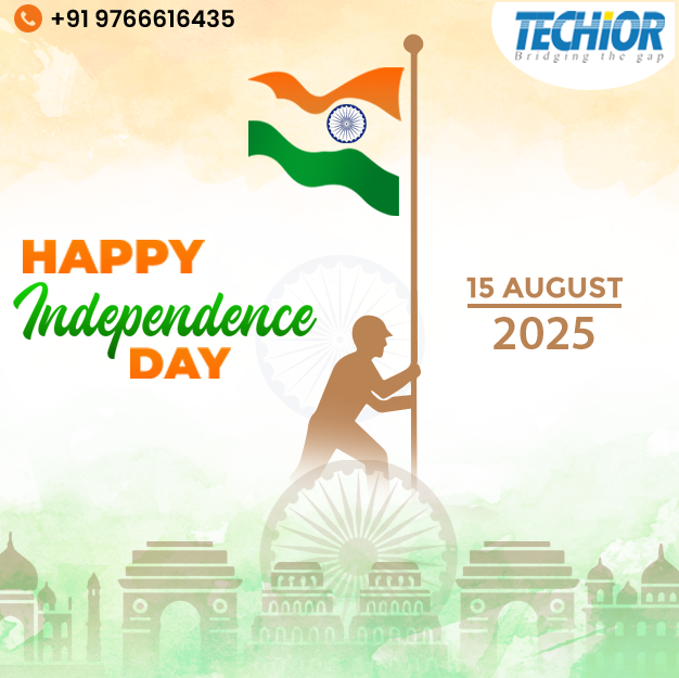 TechiorSolution's tweet image. Techior wishes you all a Happy Independence Day 2025 – may the spirit of freedom always guide us towards growth, unity, and success.
.
#IndependenceDay #IndependenceDay2025 #15August #FreedomDay #ProudIndian #Techior #VandeMataram #JaiHind #IndianFlag #AzadiKaAmritMahotsav