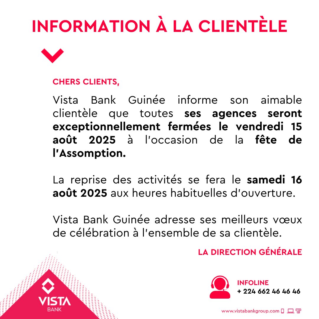 𝐈𝐧𝐟𝐨𝐫𝐦𝐚𝐭𝐢𝐨𝐧 𝐚̀ 𝐥𝐚 𝐜𝐥𝐢𝐞𝐧𝐭𝐞̀𝐥𝐞 :