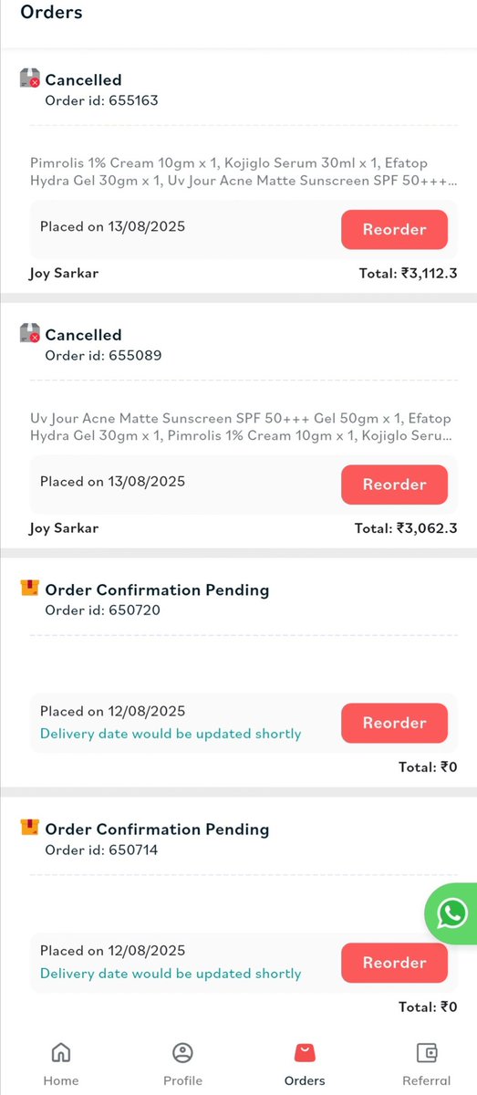 joysarkarz's tweet photo. @Ashutosh2008 @PlatinumRxIndia Thanks for your response, please find the details attached https://t.co/3vWs1t44X8