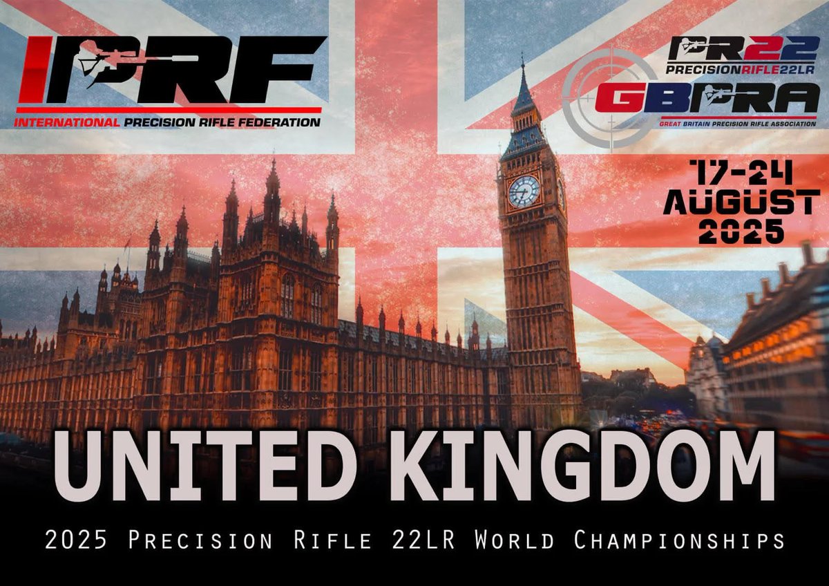 On-site at the 2025 PRS 22LR Worlds, West Midlands Shooting Ground (17–24 Aug). Dealer meetings &amp; demos: Anschütz APR (new straight-pull) | <a href="/LeupoldOptics/">Leupold Optics</a>  | <a href="/LapuaAmmunition/">Lapua Ammunition</a>  rimfire.
Book a trade slot: 01423 780810 • sales@vikingarms.com
#PRS #Rimfire #PrecisionRifle