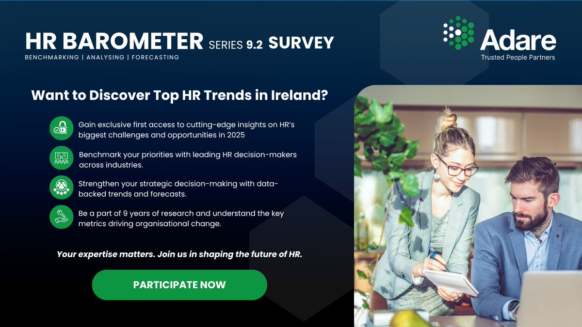 Our HR Barometer 9.2 Survey is designed for forward-thinking Business &amp; HR leaders who want to:
▶️ Link people data to business strategy
▶️ Benchmark HR KPIs that truly matter
▶️ Drive measurable productivity and performance outcomes

Participate Now: getfeedback.com/r/eSlMEY9P/
