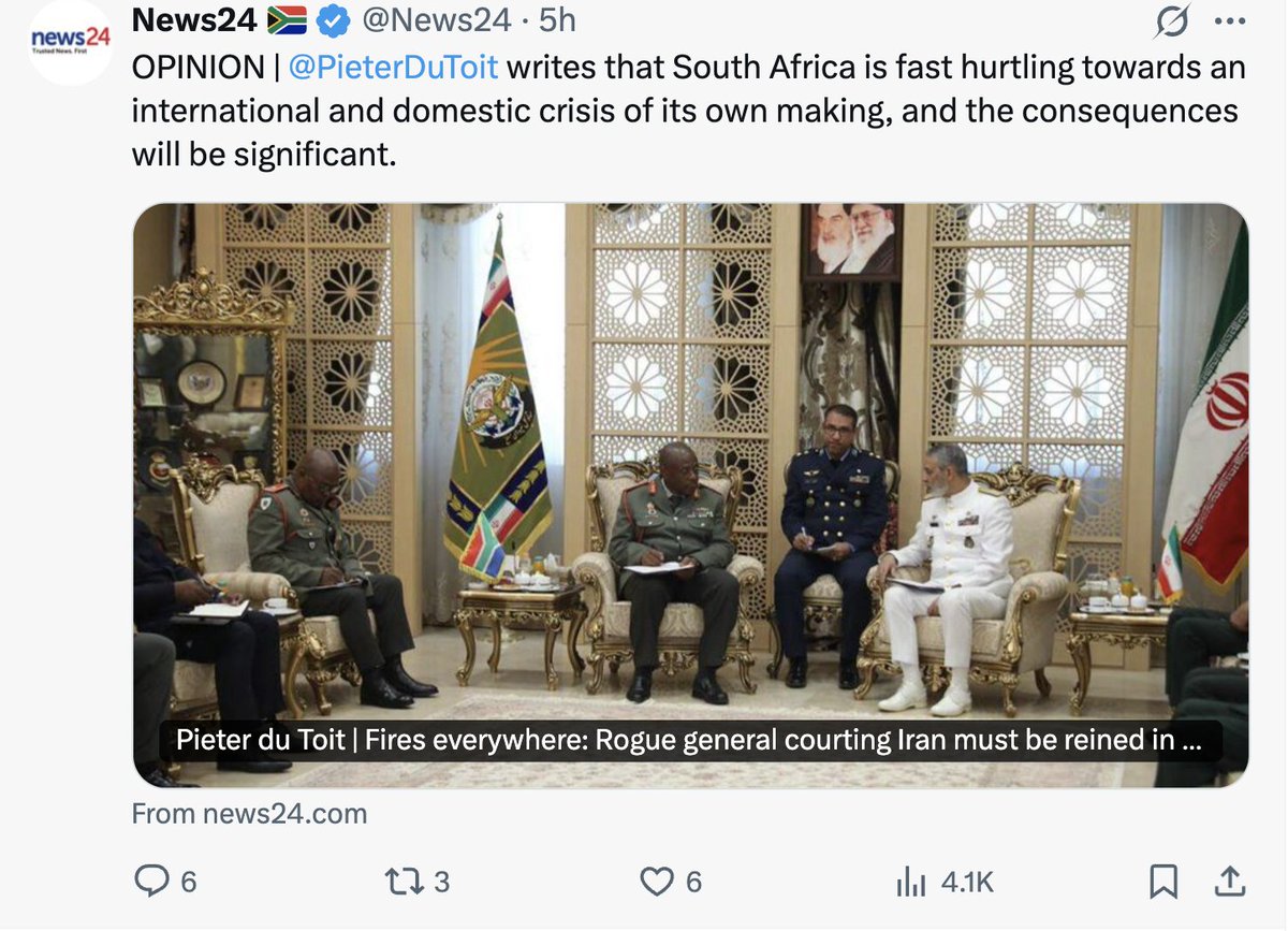 This was obvious a decade ago to reasonable people, who were hounded and canceled by News24 for expressing this very view.