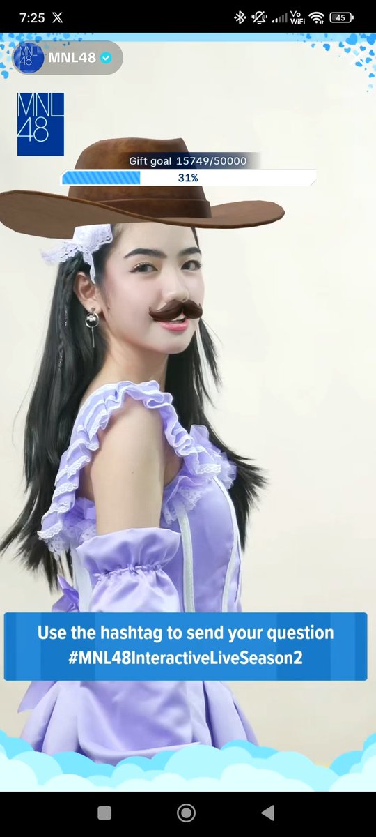 iLive screenshots with cowboy Rachel 

#MNL48InteractiveLiveSeason2
MNL48 ILIVE S2 EP2
<a href="/mnl48official/">MNL48</a>