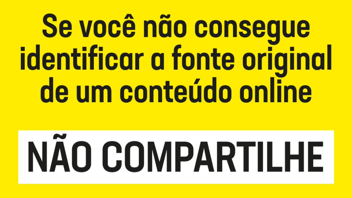 Uma informação falsa compartilhada sem pensar pode alcançar muitas pessoas com muita rapidez.

⏸️ Por isso, é muito importante pausar e pensar, evitando propagar a desinformação.

➡️ Participe da campanha #PrometoPausar de combate à desinformação: bit.ly/PrometoPausar