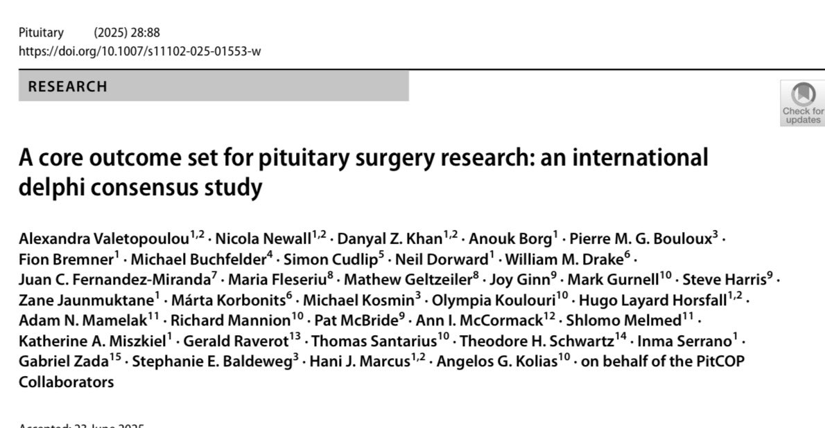 New Publication! Defining the future of pituitary adenoma research. <a href="/PituitarySoc/">Pituitary Society</a> <a href="/pituitaryorg/">Pituitary Network</a> <a href="/Pituitary_org/">The Pituitary Foundation</a> <a href="/NASBSorg/">NASBS</a> <a href="/CNS_Update/">CNS</a> <a href="/AANSNeuro/">AANS</a> 

link.springer.com/article/10.100…