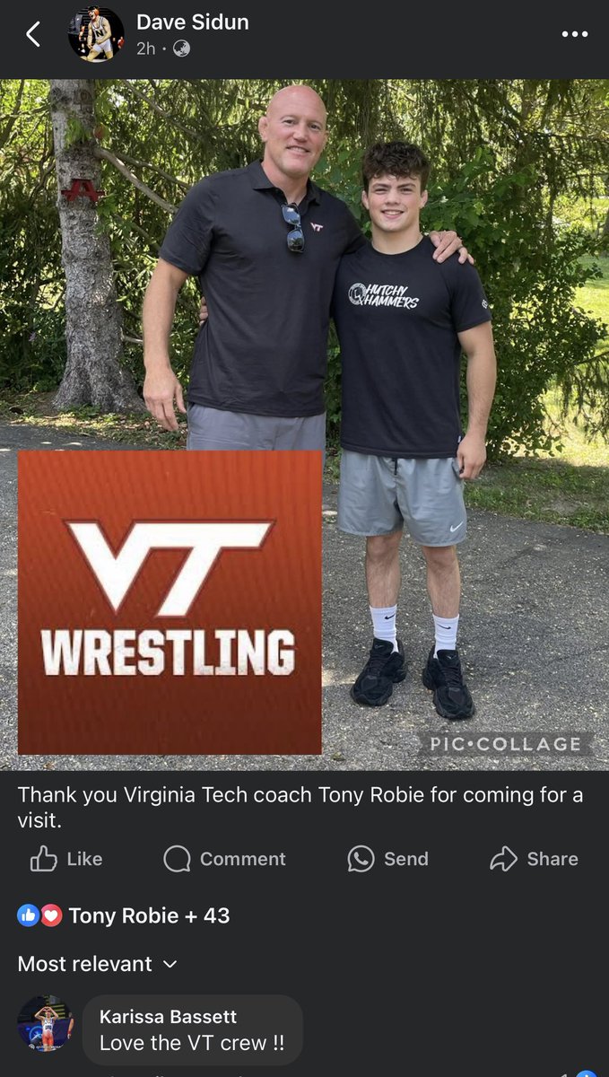 LiveBreatheHokie (@burgfanvtsertc) on Twitter photo But wait there's more! #Hokies staff hitting the recruiting trail hard! Boss man Robie with a visit to one of the nation's top P4P wrestlers in C/O '27 #4 Landon Sidun ๐จ
Maybe I'm reading too much into it but pretty sweet to see Bo Bassett's mom showin love to the #Hokies ๐ฆ ๐ But wait there's more! #Hokies staff hitting the recruiting trail hard! Boss man Robie with a visit to one of the nation's top P4P wrestlers in C/O '27 #4 Landon Sidun ๐จ
Maybe I'm reading too much into it but pretty sweet to see Bo Bassett's mom showin love to the #Hokies ๐ฆ ๐