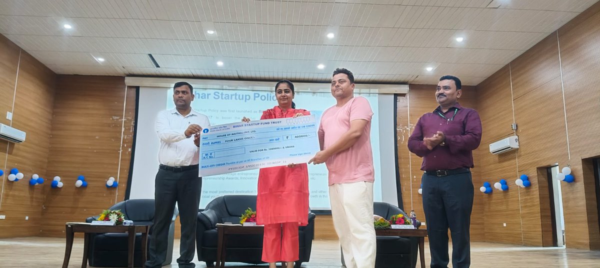 startup_bihar's tweet photo. 🚀 Bihar Idea Festival 2025 | Divisional Event| Purnea Date: 13-Aug-2025

The Divisional Event in Purnea brought together young innovators, entrepreneurs &amp; changemakers to shape Bihar’s future.  

📷Aaj banega kal ka Bihar!
@mishranitish @IndustriesBihar

#DivisionalEvent #Purnea https://t.co/6ehv29w8WX