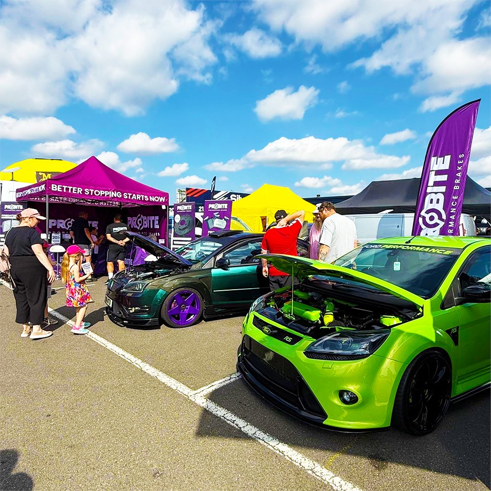 MJAllenGroup's tweet photo. Our performance brake brand @probitebrakes enjoyed another successful show last weekend at Ford Fair - Silverstone! The atmosphere was electric, and it was the perfect opportunity to showcase the brand to more passionate enthusiasts. 
#Probite #ProbiteBrakes #FordFair https://t.co/ndyQPYuCjX