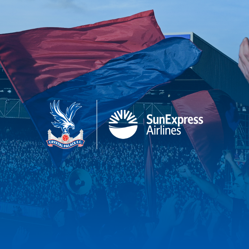 CPFC's tweet photo. Palace 🤝 SunExpress Airlines

We are delighted to welcome SunExpress as the Club’s Official Airline Partner in a new multi-year agreement 🛫🦅