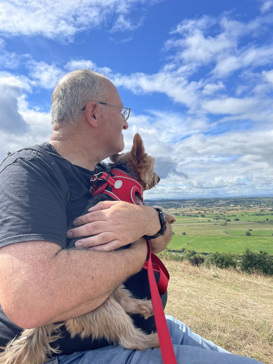 Two walks have been on my bucket list for decades -  Top Withens which inspired Wuthering Heights, and Glastonbury Tor. We did the former a few years ago and finally, today (having been to Glastonbury several times but never feeling fit enough to make the climb)  I did it today.