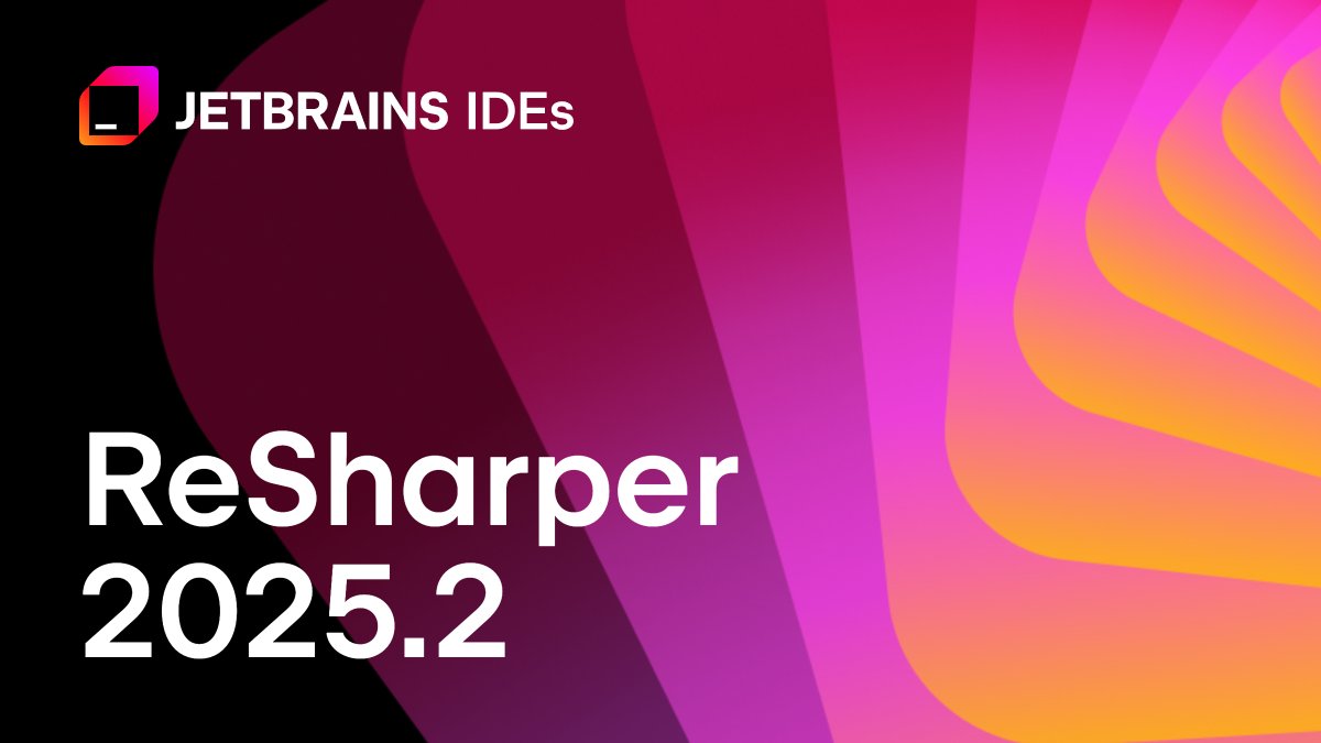 ReSharper 2025.2 has just been released! 🎉
This release includes:
✅ Out-of-Process mode in Public Preview
✅ C# 14 support with extensions and partial events
✅ Enhanced LoggerMessage support
✅ Major performance improvements across the board

Get the full picture here:
