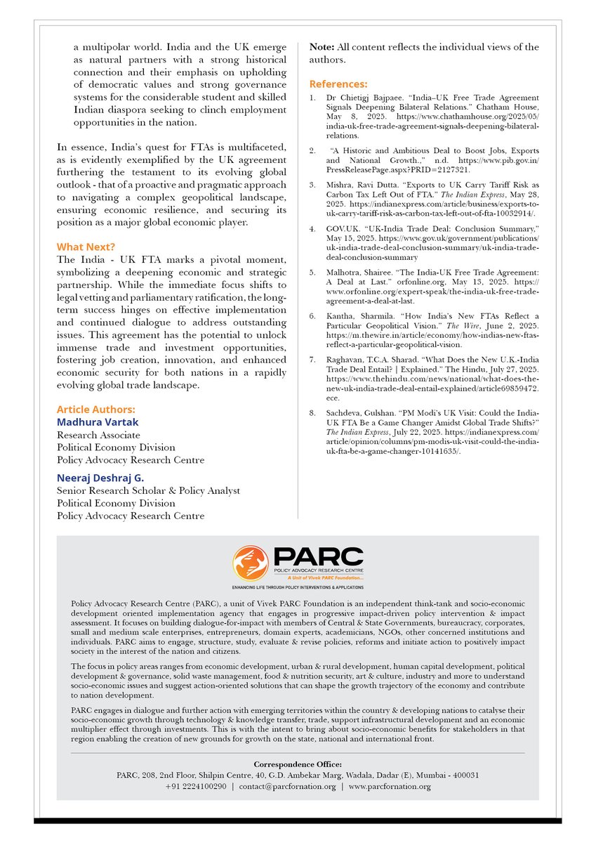 Vivek PARC Foundation tweet media