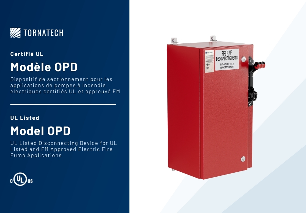 Le dispositif de sectionnement modèle OPD fournit un moyen de sectionnement homologué UL. Pour en savoir plus: bit.ly/44MyzBz
---
Model OPD electric fire pump disconnecting device provides a UL listed means of disconnecting. Learn more: bit.ly/44LlTuH