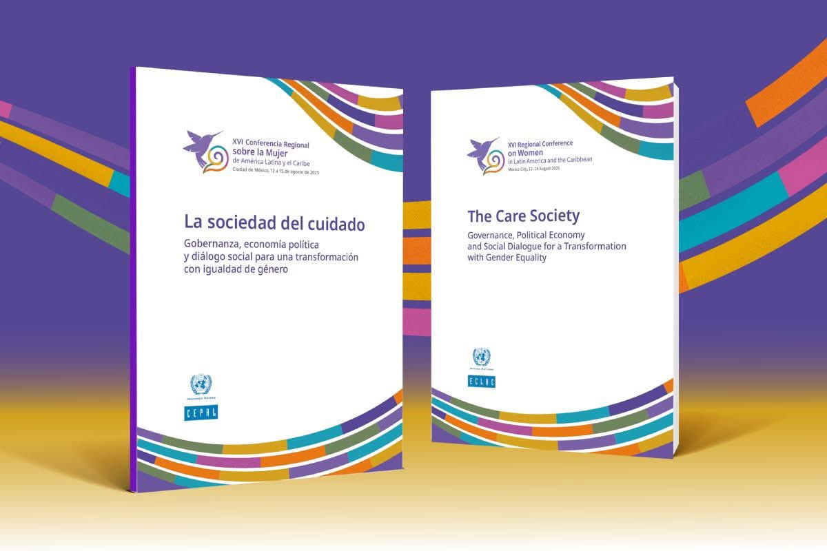 🟣 ¿Cómo alcanzar la sociedad del cuidado en nuestra región?

bit.ly/CEPALCRM16-3S

La Sociedad del Cuidado prioriza la sostenibilidad de la vida y del planeta, garantiza los derechos de quienes necesitan y proveen cuidados, incluyendo el autocuidado.

#XVIConferenciaMujerALC