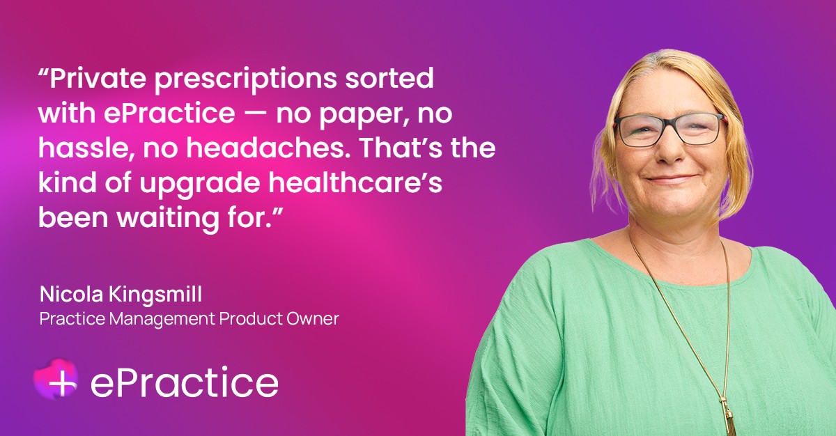healthcodeltd's tweet photo. Want to see how prescribing just got a whole lot smarter? Get the full story:https://t.co/UbAkSEVAwY
#ePrescribing #DigitalPrescribing #PrivateHealthcare #ePractice Nicola Kingsmill https://t.co/AUserhrwxg