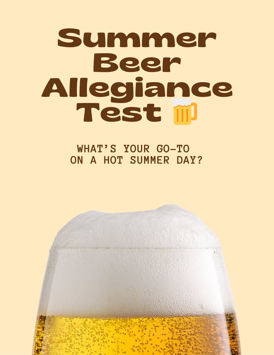 HesslerPubGrill's tweet photo. Summer beer allegiance: your 95-degree go-to? 🍺
Practical light beer, beautiful IPA suffering, or coldest-wins logic?
Defend your choices, tag your drinking buddy.

#SummerBeerTest #BeautifulSuffering https://t.co/cIjq3G2ZrX