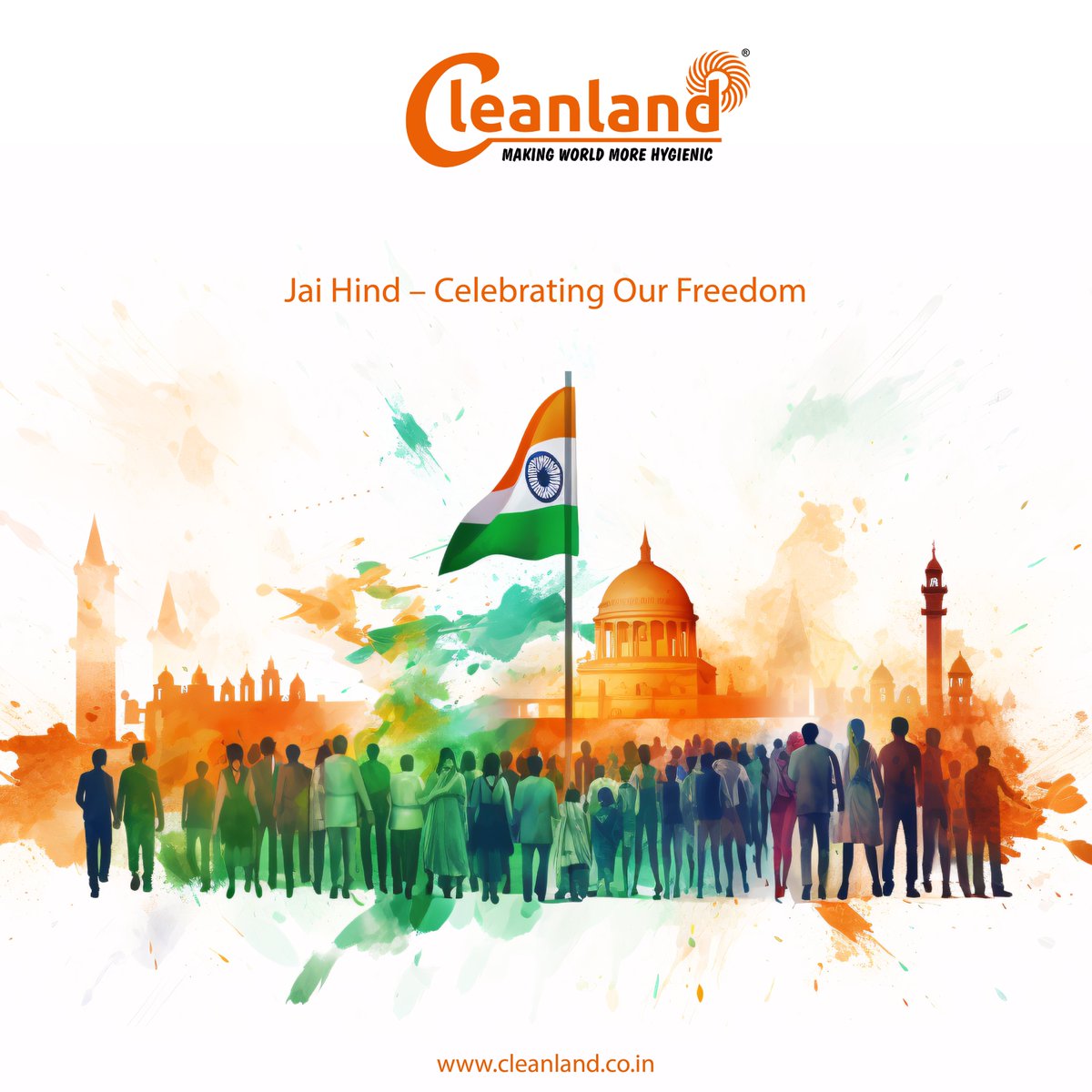 Clean roads, green future, proud nation. Happy Independence Day from Cleanland
#Cleanland #IndependenceDay #SwachhBharatAbhiyan #CleanIndiaMission #MakeInIndia #15August