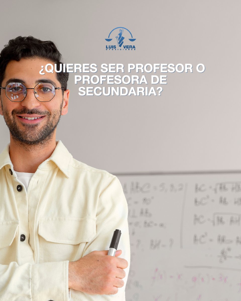 LVOposiciones's tweet photo. 🎓 ¿Quieres ser profesor o profesora de Secundaria?
Te contamos lo que necesitas saber para empezar este camino con paso firme:

📌 Titulación universitaria relacionada con la materia
📌 Máster en Formación del Profesorado (Secundaria)
📌 Nivel B1 en una lengua extranjera https://t.co/hfgUDZCp2z