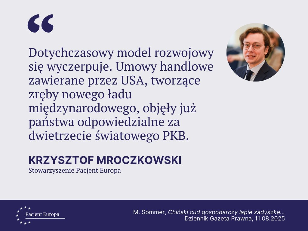 Europe, a Patient (@europeapatient) on Twitter photo Polecamy głos <a href="/K_Mroczkowski/">Krzysztof Mroczkowski</a> w tekście <a href="/marcelisommer/">Marceli Sommer</a>. Zachęcamy do lektury artykułu w 📰 <a href="/DGPrawna/">Dziennik Gazeta Prawna</a>
💬"Dotychczasowy model rozwojowy się wyczerpuje. Umowy handlowe zawierane przez USA, tworzące zręby nowego ładu międzynarodowego, objęły już państwa odpowiedzialne za dwie Polecamy głos <a href="/K_Mroczkowski/">Krzysztof Mroczkowski</a> w tekście <a href="/marcelisommer/">Marceli Sommer</a>. Zachęcamy do lektury artykułu w 📰 <a href="/DGPrawna/">Dziennik Gazeta Prawna</a>
💬"Dotychczasowy model rozwojowy się wyczerpuje. Umowy handlowe zawierane przez USA, tworzące zręby nowego ładu międzynarodowego, objęły już państwa odpowiedzialne za dwie