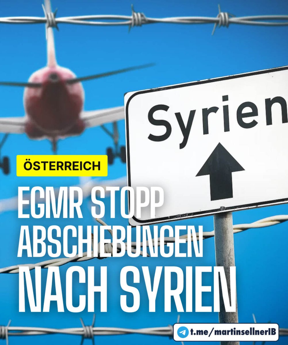 MartinSellner_'s tweet image. 🟥 Der Europäische Gerichtshof für Menschenrechte (EGMR) hat eine geplante Abschiebung nach Syrien gestoppt. 

▪️Anlass ist der Fall eines im Juli abgeschobenen IS-Sympathisanten, der nach seiner Rückführung verschwunden ist.

▪️Der UN-Ausschuss gegen das Verschwindenlassen (CED)