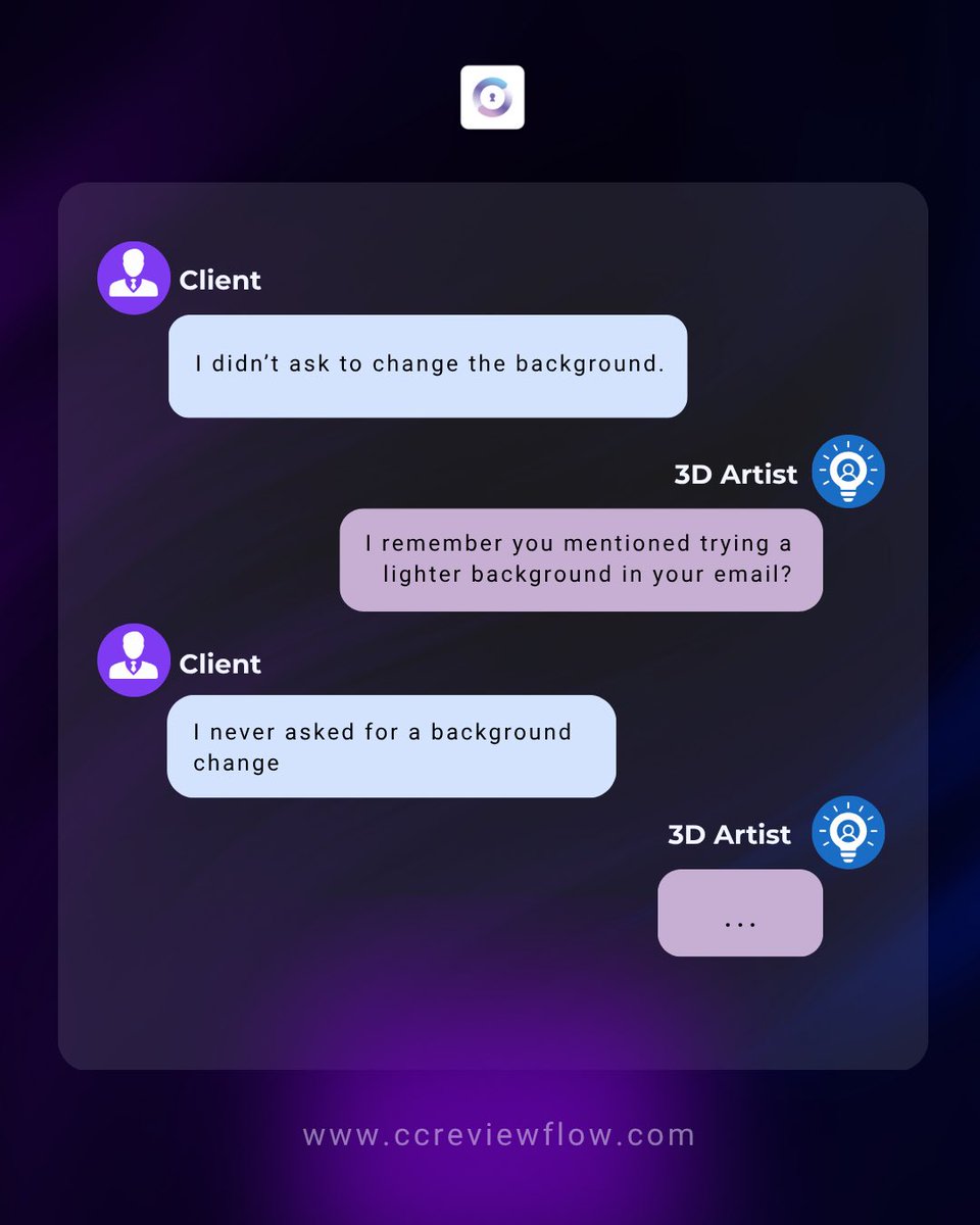 ccreviewflow's tweet image. Have you ever experienced a client who requested changes… then changed their mind like it never happened? 😅

CC ReviewFlow helps you store your project progress - every comment, every piece of feedback, saved per file like a journey.
 #DesignProcess  #CCReviewFlow