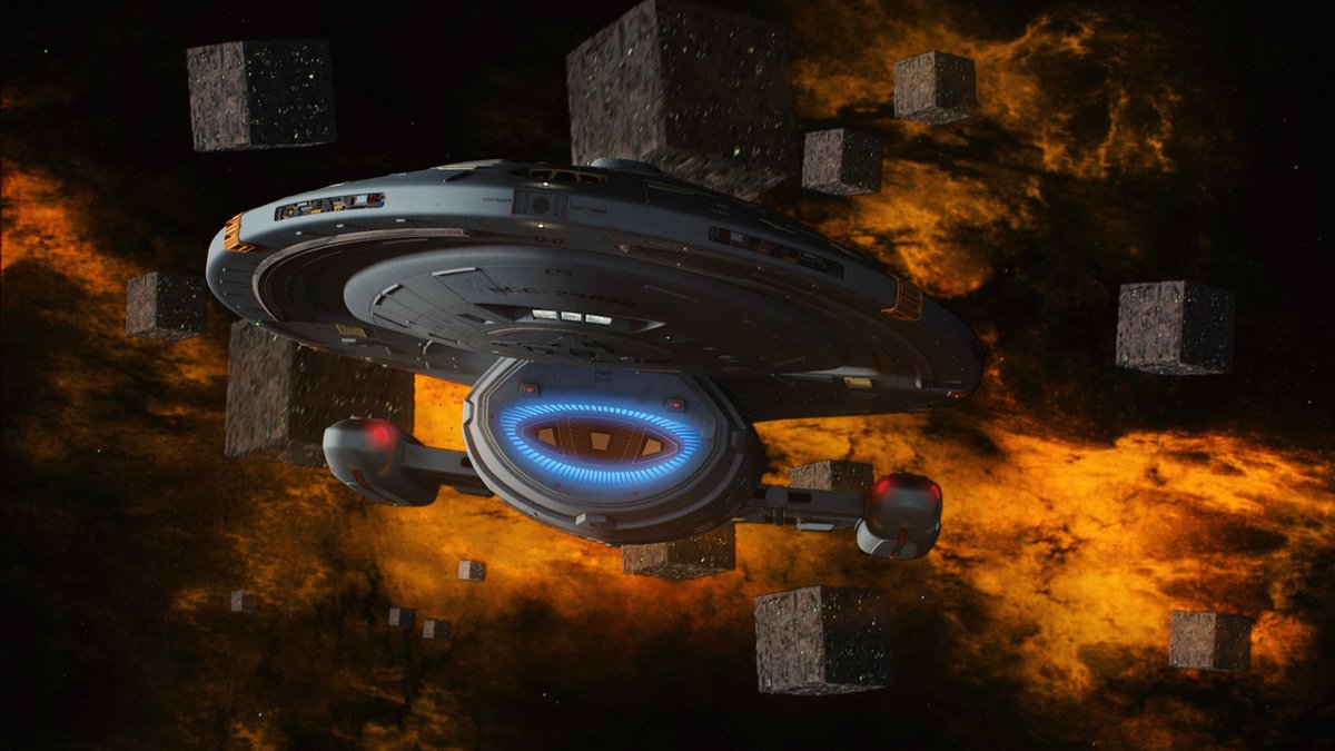 startrek_ships's tweet image. Love this! 

❝15 Borg Vessels❞

From “Scorpion Pt 1”. Voyager by Alexander Klemm. Borg cubes by Marc Bell. Backdrop by Cannikin1701. 

#IntrepidClass #StarTrekVoyager