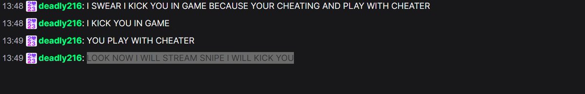 Entra ¨DEADLY216¨ a mi chat escribe eso y en la PRELOBBY de la siguiente partida SHADOWBAN jugando en PLAY 5 <a href="/ATVIAssist/">Activision Support</a> <a href="/Activision/">Activision</a> <a href="/CallofDutyES/">Call of Duty España</a>
