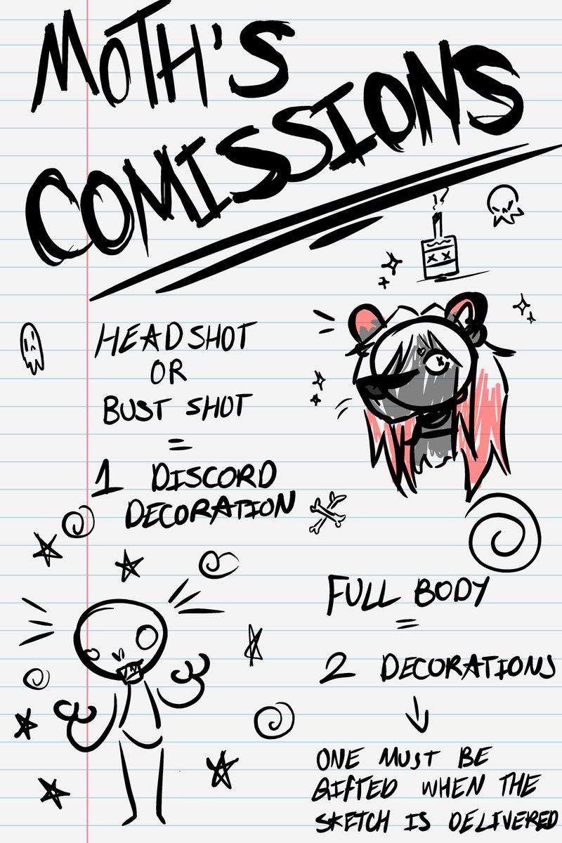 m0th_teeth's tweet photo. REAL ACTUAL COMMISSION SHEET WOAGH
(examples &amp; other junk in replies) https://t.co/qmndndF4lo