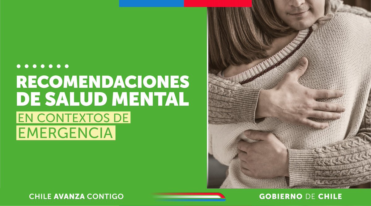 ministeriosalud's tweet photo. 🟢 Cuida tu #SaludMental y tu entorno. Sigue estas recomendaciones para fortalecer el bienestar emocional en contextos de emergencia. https://t.co/2UjxFzckkE
