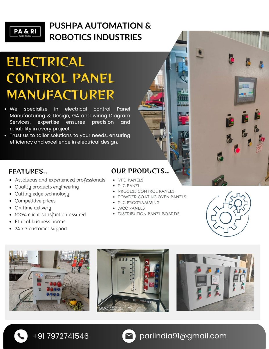 PushpaSales's tweet image. #controlpanel
#automationsolution
#panelmanufacturing
#panelwiring
#vfdpanel
#pushpaautomation&amp;amp;Robotics Industries
