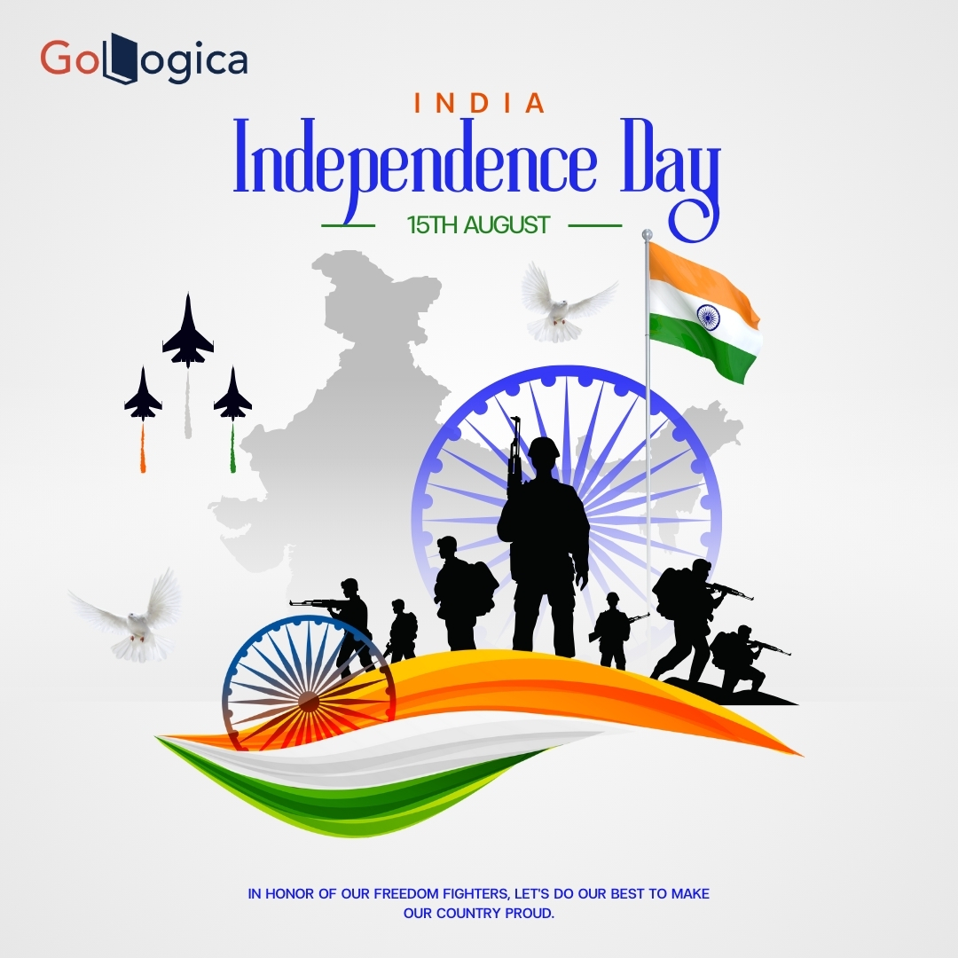 📷📷 Happy Independence Day from GoLogica! 📷📷
Visit our Website: gologica.com

#HappyIndependenceDay #GoLogica #ProudToBeIndian #IndependenceDay2025 #JaiHind #Freedom #UnityInDiversity #LearningForFuture